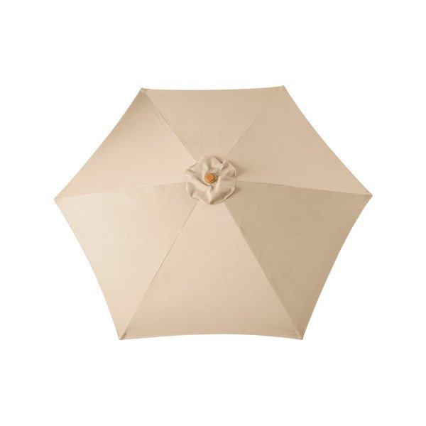 Beżowy parasol ogrodowy ø 300 cm Wood – Rojaplast-image-3