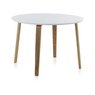 Biały stół okrągły Geese, ⌀ 110 cm