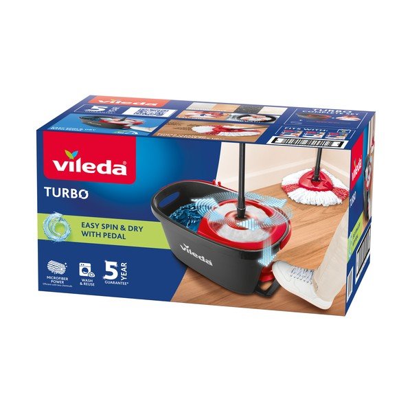 Zestaw mopa obrotowego i wiadra Vileda Turbo-image-3