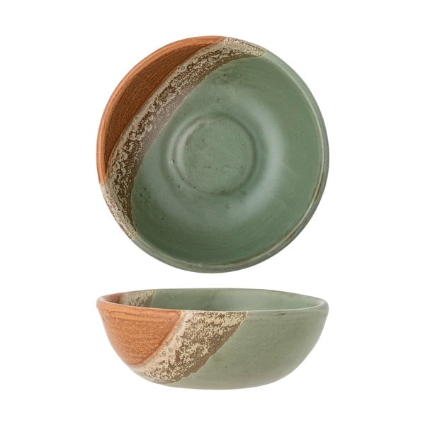 Zielono-pomarańczowa kamionkowa miska 572 ml Paula – Bloomingville-image-2