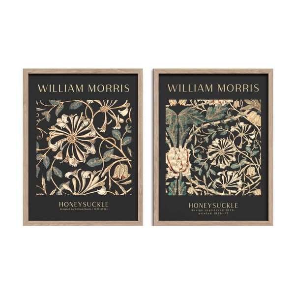 Obrazy zestaw 2 szt. 30x40 cm Morris – Styler