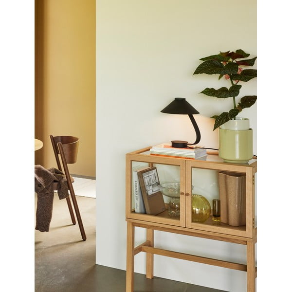 Witryna w dekorze dębu w naturalnym kolorze 80x88x42 cm Poetic – Hübsch-image-3