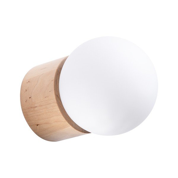 Biało-naturalny kinkiet ø 12 cm Surtur – Sollux