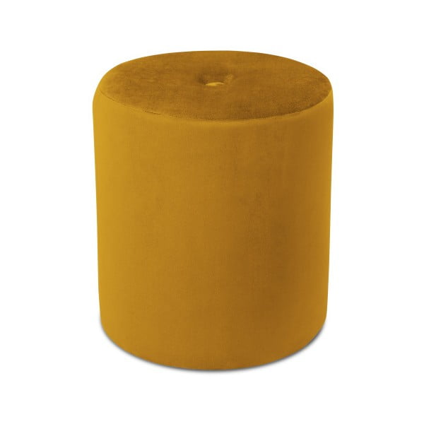 Pomarańczowy puf Mazzini Sofas Fiore, ⌀ 40 cm-image-2