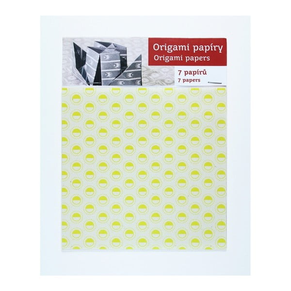 Żółto-białe
  papiery origami Calico