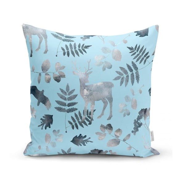 Zestaw 4 świątecznych poszewek na poduszki i bieżnika Minimalist Cushion Covers Winter Wonderland-image-1