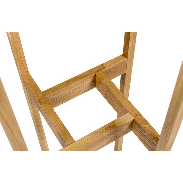 Wieszak stojący z litego drewna dębowego Woodman Hilbert-image-3