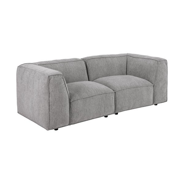 Jasnoszara sofa modułowa Bonami Selection Fairfield, 208 cm-image-3