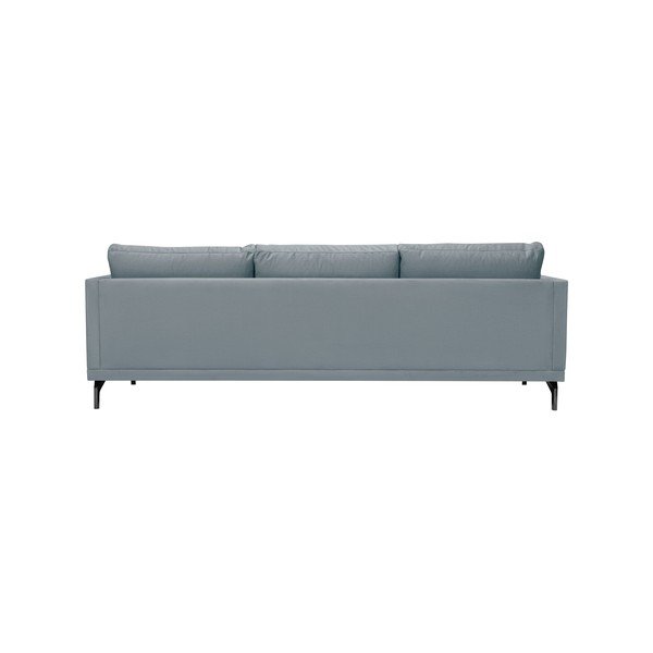 Szara sofa z czarną konstrukcją Windsor & Co Sofas Jupiter-image-4