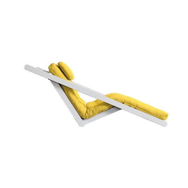 Szezlong rozkładany Karup Figo White/Amarillo-image-2