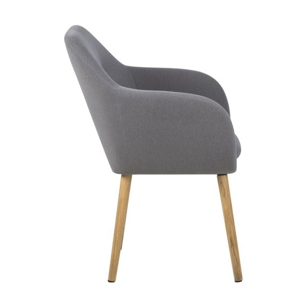 Jasnoszare krzesło Actona Emilia-image-4