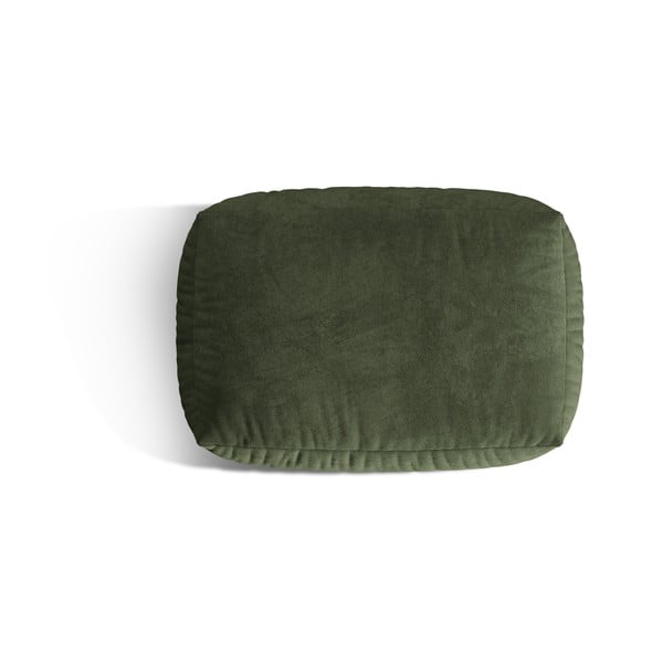 Zielony aksamitny podnóżek modułowy Martina – Micadoni -image-2