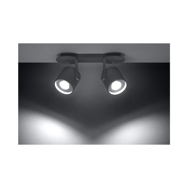 Szara lampa sufitowa Sollux Lea 2-image-2