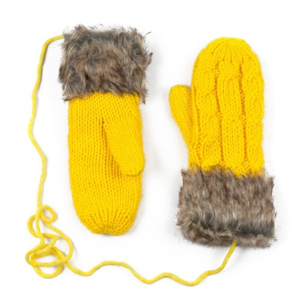 Żółte
  rękawiczki Dolores