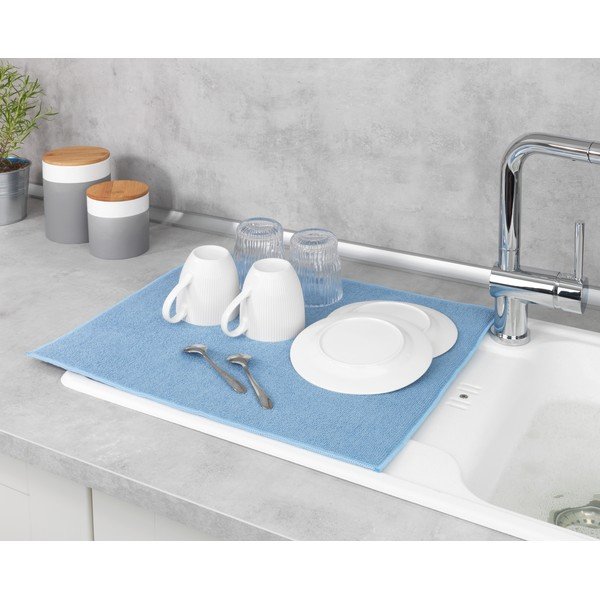 Niebieska chłonna podkładka pod mokre naczynia Wenko Miko-image-1