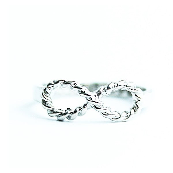 Pierścionek Silver Knurling Infinity-image-2
