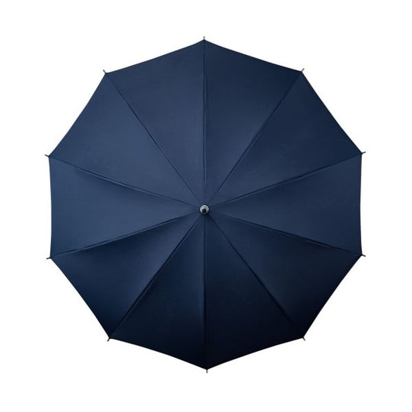 Granatowy parasol z paskiem na ramię Ambiance Bandouliere, ⌀ 98 cm