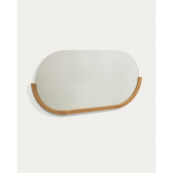 Lustro ścienne z drewnianą ramą 96x55 cm Rokia – Kave Home-image-2