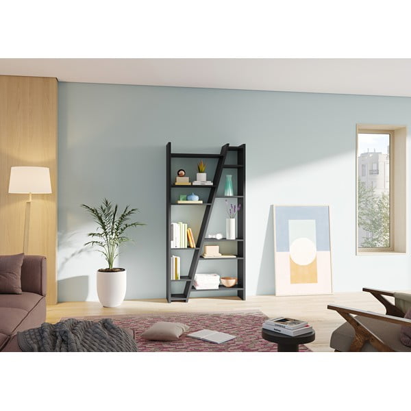 Czarna biblioteczka TemaHome Delta-image-1