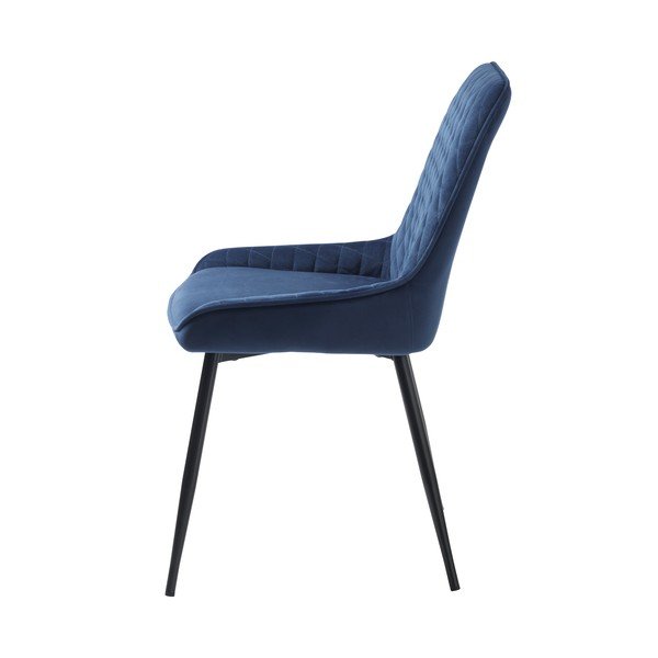 Niebieskie aksamitne krzesło Milton – Unique Furniture-image-2