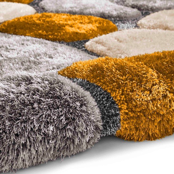 Szaro-żółty dywan Think Rugs Noble House Rock, 150x230 cm-image-4