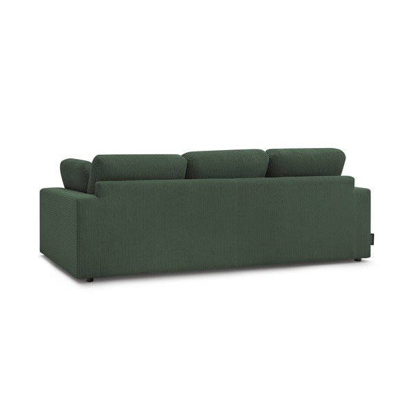 Zielona sztruksowa sofa 250 cm Belair – Bobochic Paris-image-3