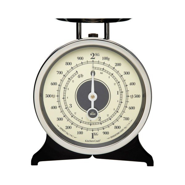 Czarna waga kuchenna Kitchen Craft Classic Collection-image-1