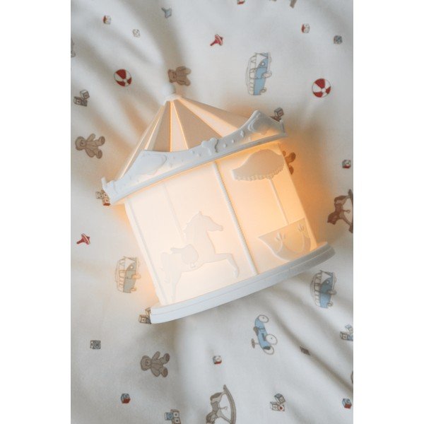 Dziecięca lampka nocna w kolorze kości słoniowej Carousel Off-White – Cam Cam Copenhagen-image-1