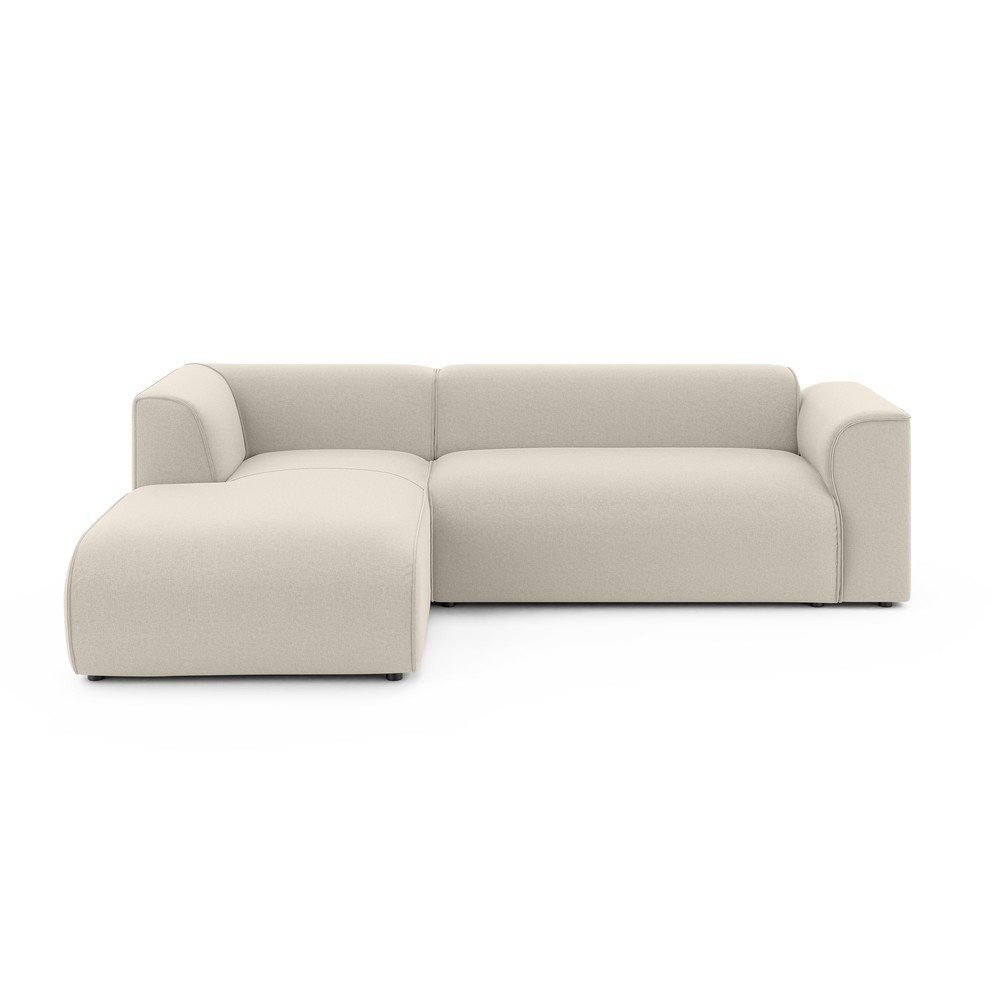 Beżowy narożnik (lewostronny/z szezlongiem) Merid  – Ropez