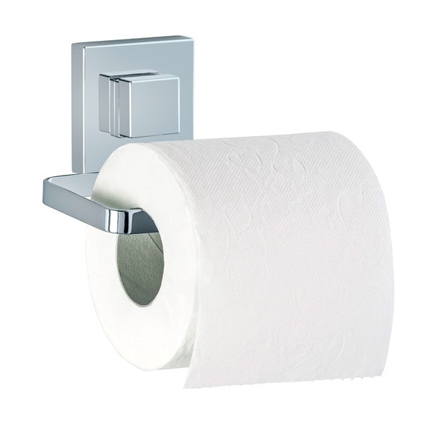 Uchwyt na papier toaletowy z przyssawką Wenko Vacuum-Loc Quadrio, do 33 kg-image-2