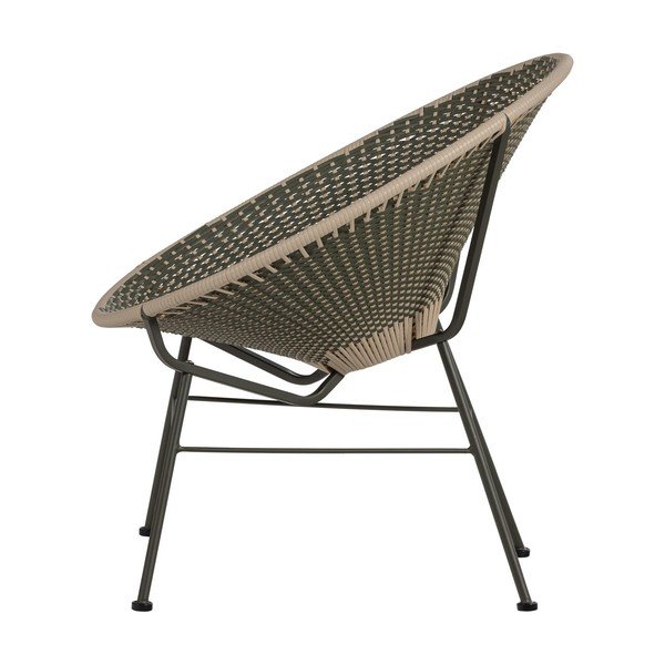 Zielony fotel ogrodowy ze sztucznego rattanu Kazoun – WOOOD-image-3