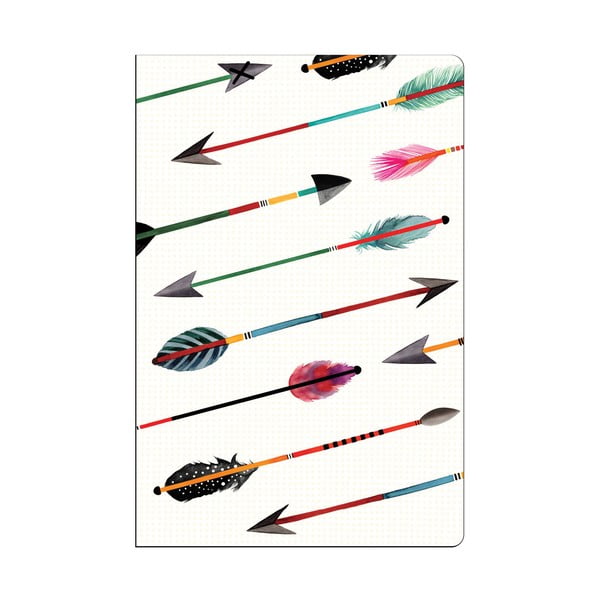 Małe notatniki Galison Mudpuppy Arrows & Feathers