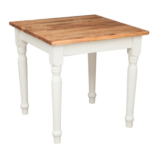 Biały stół drewniany Biscottini Hulam