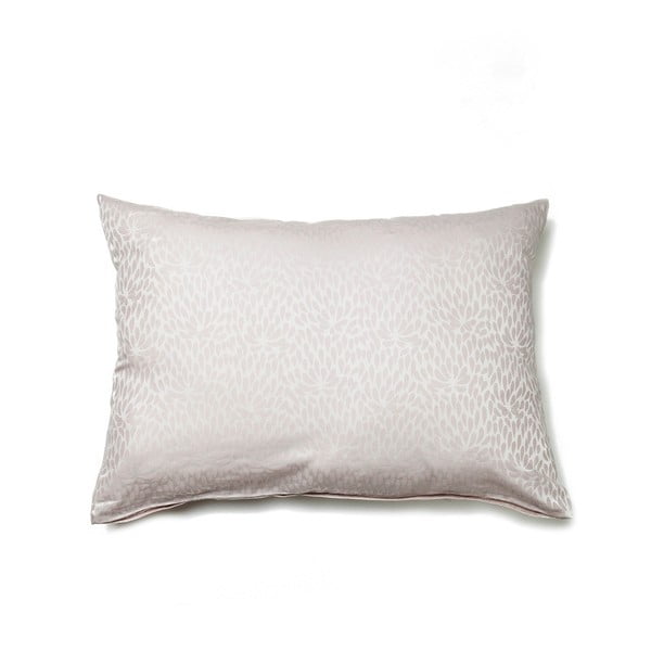 Beżowa poszewka na poduszkę z czystej bawełny Casa Di Bassi Velvet, 50x70 cm