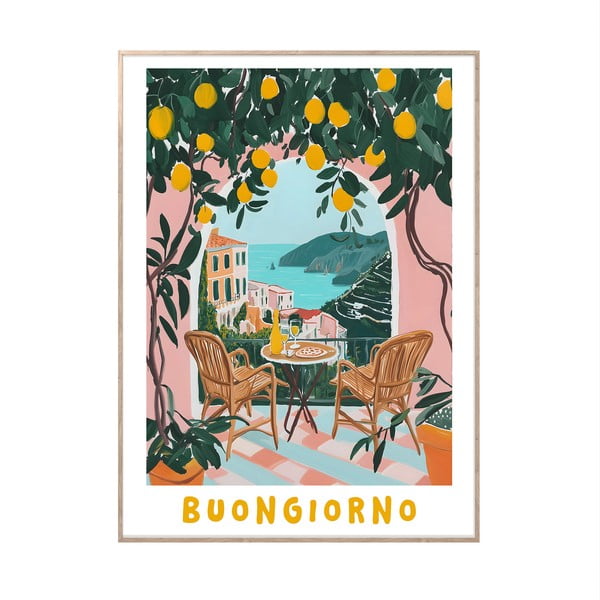 Obraz 50x70 cm Balcony I – Styler