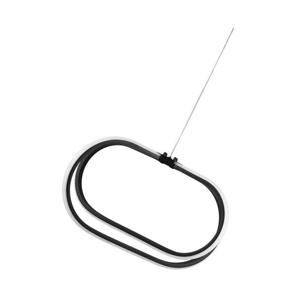 Czarna metalowa lampa wisząca LED ø 42 cm Loca – Squid Lighting-image-2