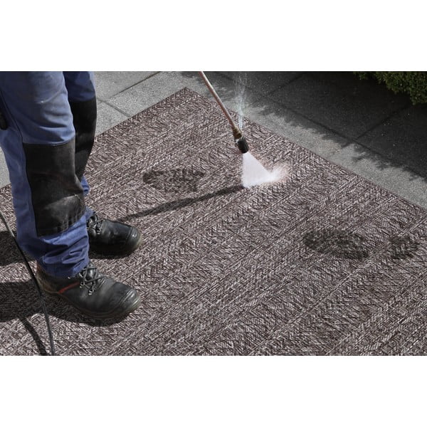 Ciemnoszary dywan zewnętrzny NORTHRUGS Granado, 80x150 cm-image-3