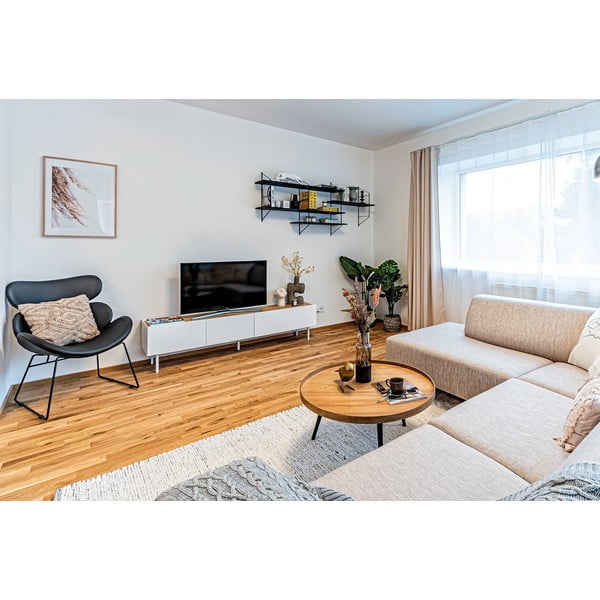 Kremowy bawełniany dywan tkany ręcznie 60x110 cm Reimagine – Universal-image-2