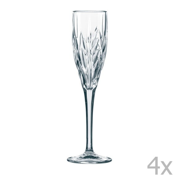 Zestaw 4 kieliszków do szampana ze szkła kryształowego Nachtmann Imperial Sparkling, 140 ml