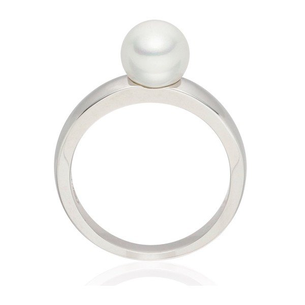 Pierścionek Nova Pearls Copenhagen Jeanne z białą perłą, rozm. 54-image-2
