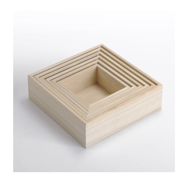 Zestaw drewnianych pudełek 6 w 1 Caisses