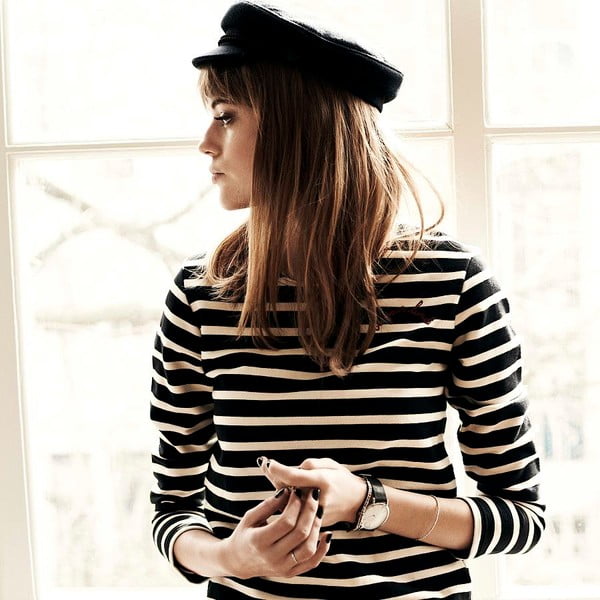 Biało-zielony zegarek damski Rosefield - The Bowery-image-3