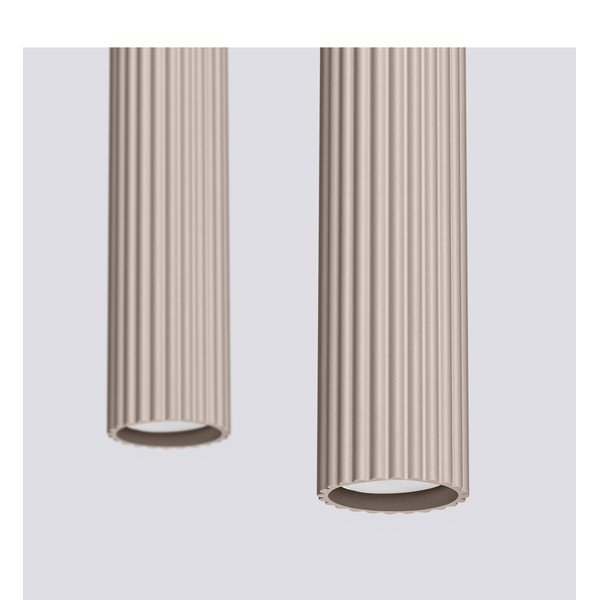 Szarobrązowa metalowa lampa wisząca Gleam – Sollux-image-4