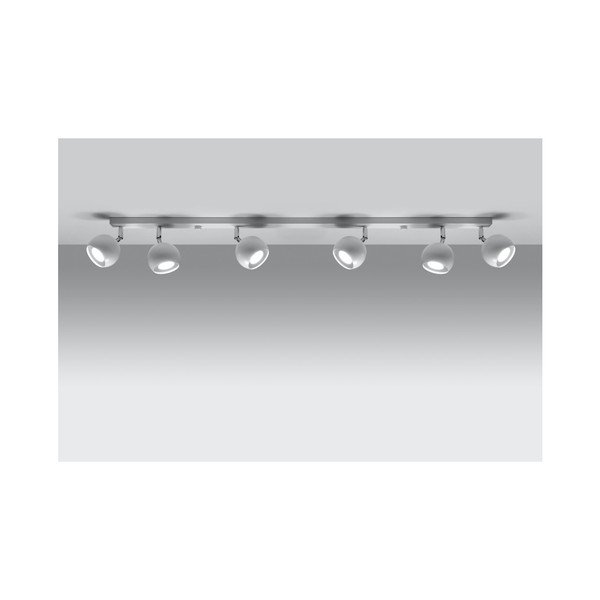 Biała lampa sufitowa Sollux Ollo Seis-image-1