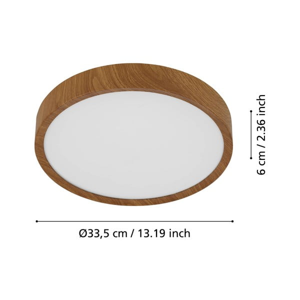 Brązowa lampa sufitowa LED MUSURITA – EGLO-image-3