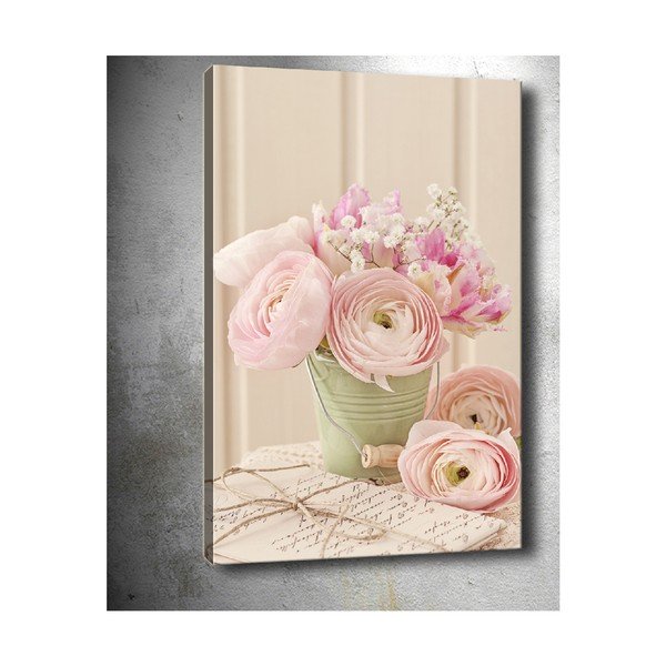 Obraz Tablo Center Pastel Roses, 40x60 cm