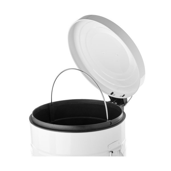 Biały kosz metalowy na śmieci Casa Selección, 20 l-image-1