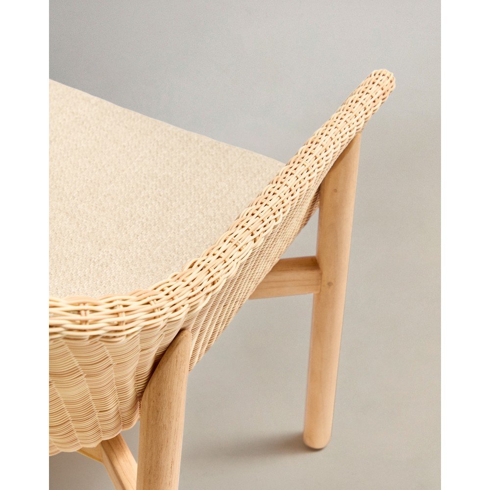 Beżowa/w naturalnym kolorze tapicerowana sofa ogrodowa Galea – Kave Home (zdjęcie 4)