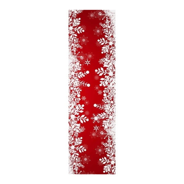 Czerwony bieżnik Christmas, 40x140 cm