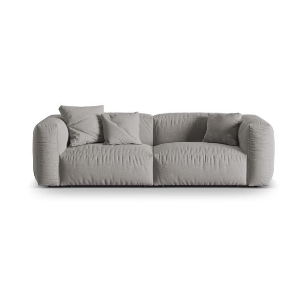 Jasnoszara sofa modułowa 240 cm Martina – Micadoni Home